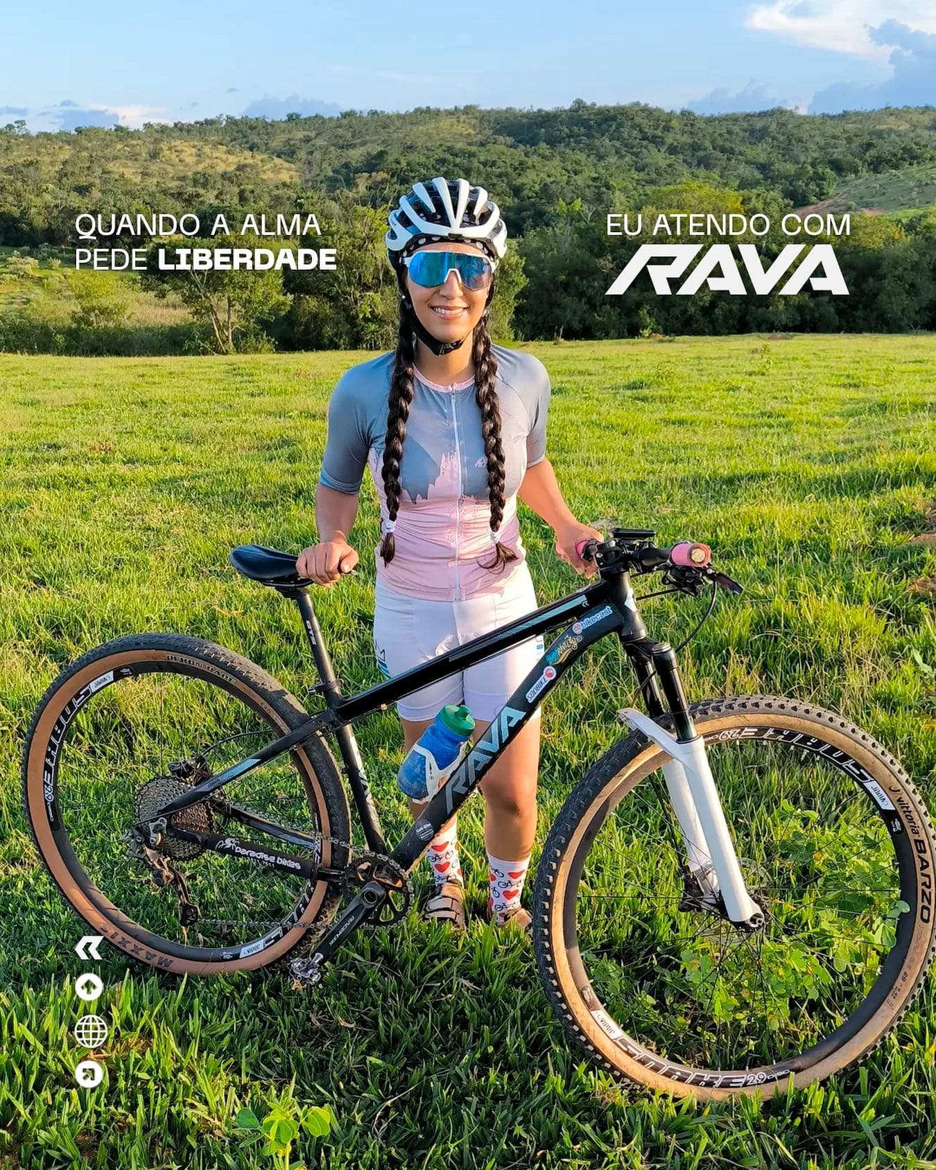 Explorando novos caminhos com nossa bike! 🚴‍♀️ #ravacycle #bike #cycling #adventure #mountainbike